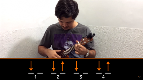 Aprenda batidas / ritmos / levadas no ukulele